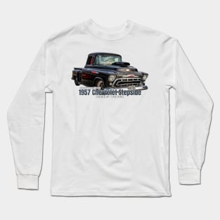 Customized 1957 Chevrolet Stepside Pickup Truck Long Sleeve T-Shirt